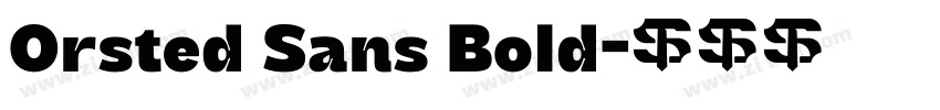 Orsted Sans Bold字体转换 Orsted Sans Bold字体转换